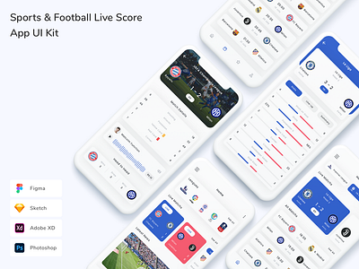 Sports & Football Live Score App UI Kit