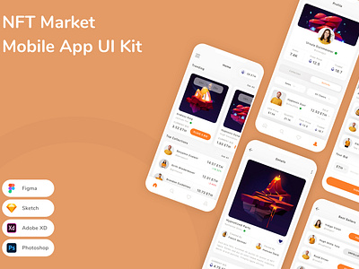 NFT Market Mobile App UI Kit