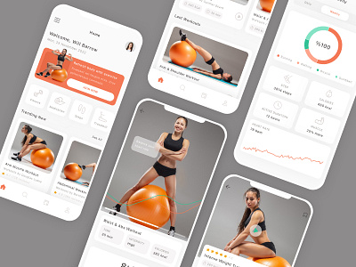 Fitness Mobile App UI Kit