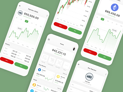 Crypto Currency Mobile App UI Kit