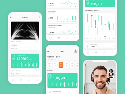 Virtually Health Mobile App UI Kit