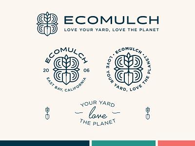 Ecomulch Logo System adobe illustrator adobeillustrator brand design branding logo logo design vector