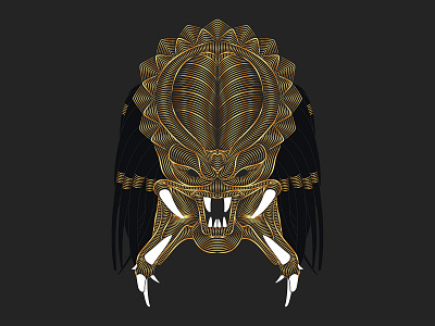 Predator adobe illustrator adobeillustrator sci fi scifi vector