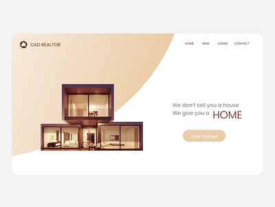 Realtor website branding design figma website