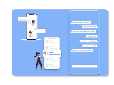 Chatbot Design app automation chatbot figma