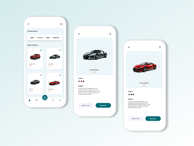 Automotive app adobe xd app buy car dealer design diler figma illustration menu mobile people rent rental ui web website