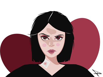 Ücra art artwork character color design digital digital art digital illustration fire illustraion illustration art illustrations illustrator paint pink pixel red scary woman