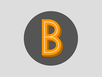 B Logo icon letter logo