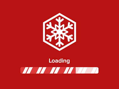 Christmas Loading Screen candy cane christmas icon load bar peppermint snowflake