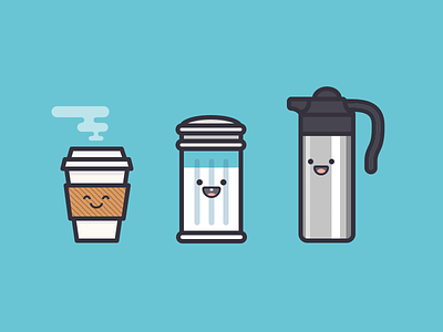 Team Coffee coffee creamer icon illustration sugar