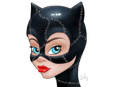 Catwoman batman catwoman illustration sketchbook pro stitches vinyl woman