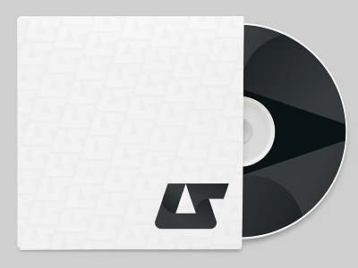 US CD Cover blue cd cover dark disc id identity light logo mark monogram pattern us white