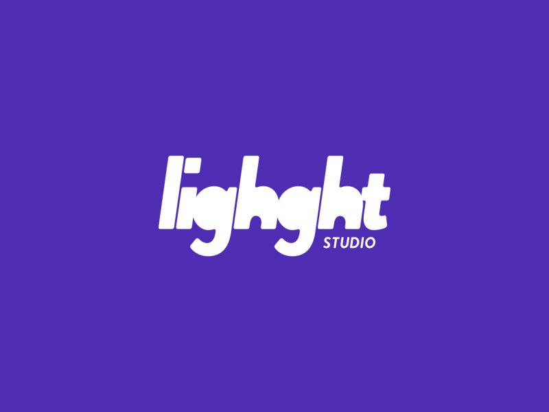 Lighght Studio - Logo Animation 2d after effects animation gif lighght studio logo motion design