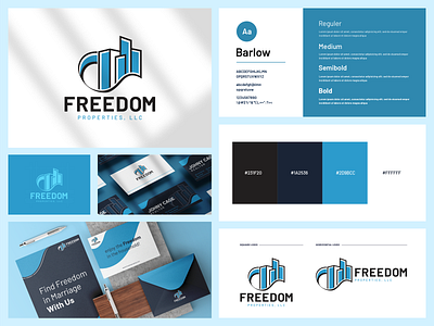 Freedom Properties Logo branding brandingvisual identity clean design design home logo house illustration logo logo design logo design branding logodesign motgage property real estate ui vector