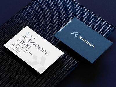 Kanovi Business Card branding business card card clean design design graphic design illustration logo logo design modern design motion graphics name card print product design