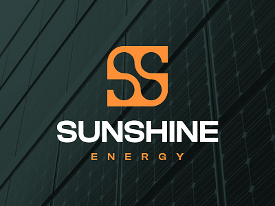 Sunshine Energy branding clean design design graphic design letter mark logo logo design logo design branding logo mark minimal modern design modern logo motion graphics solar panel ui vector