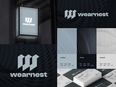 Wearnest brand identity branding clean design design graphic design letter w logo logo design logo design branding logogram logomark logotype motion graphics realestate simple ui