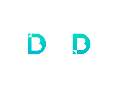 DB LOGO CONCEPT branding design flat illustration illustrator lettering logo minimal typography vector