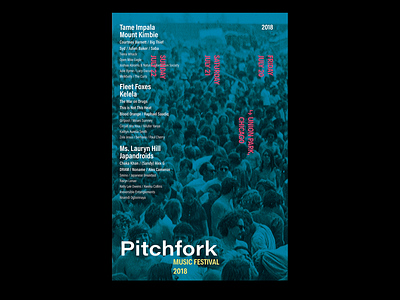 Pitchfork Music Festival Poster