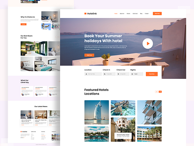 Hotel Booking Landing Pages