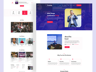 Event Landing Page Template