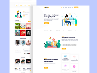 Agencymid - Creative Business Agency Website Template