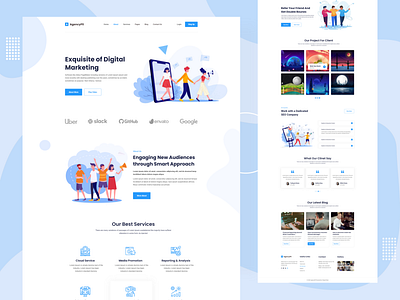 AgencyPil - Digital Marketing Website landing page