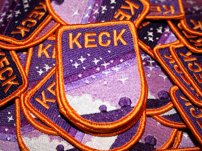 Keck Observatory Patch astronomy badge observatory patch purple science space telescope