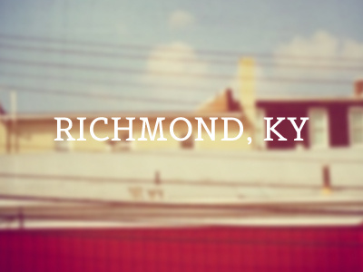 Richmond KY kentucky type