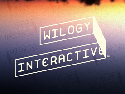 Wilogy brand experience identity logo perspective ribbon