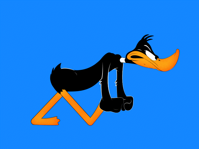 Daffy Duck - Angry Walk