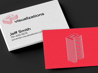 R Visualization corporate branding architecture brand brand design brand identity branding branding design clean collateral logo logo design logotype marketing collateral minimal pattern red