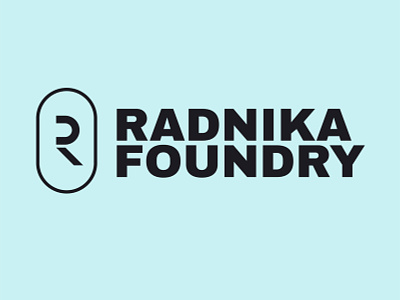Brand identity - Radnika Foundry adobe brand brand design branding clean digital flat icon identity logo logo design logotype minimal vector