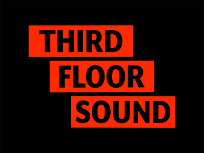 Third Floor Sound - branding brand brand identity branding branding design clean digital logo logo design logotype minimal