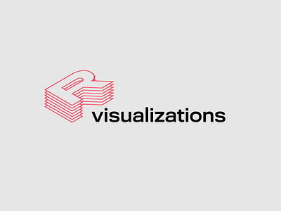 R Visualization - Branding 3d adobe brand brand identity branding branding agency branding design clean digital icon illustrator layers logo logo design minimal red simple logo vector vr