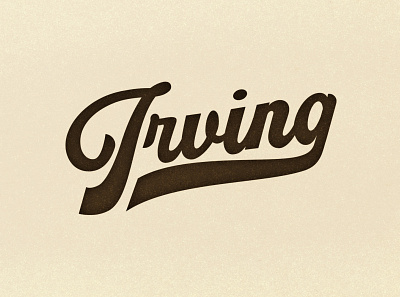 Irving typography