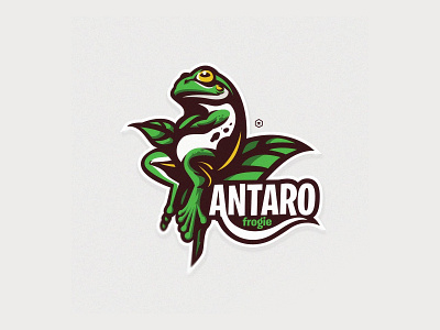 antaro frogie animation character design illustration logo