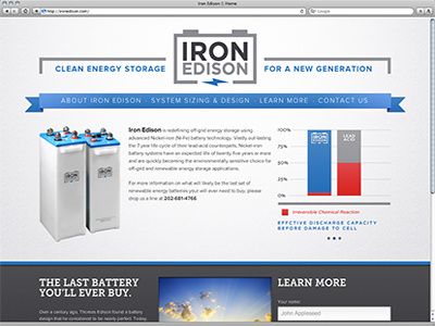 Iron Edison - Now Live!