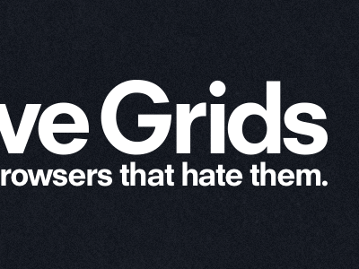 Title Slide css grid html keynote manual kerning neuzeit s book heavy noise responsive sans tight title