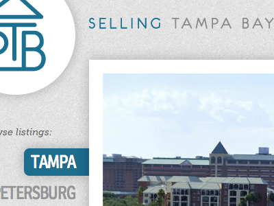 Selling Tampa Bay css3 din dropshadow html5 museo slab noise real estate ronnia condensed tampa webfonts