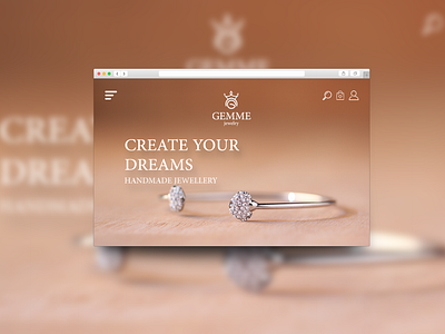 UI/UX  Jewelry Shop