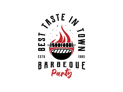 BARBEQUE vintage barbeque logo