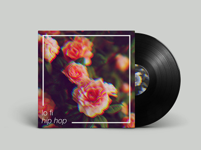 Spotify Series. lo fi hip hop. album art design lofi lofi hip hop music passion project photoshop playlist cover rgb split spotify spotify cover ui ux