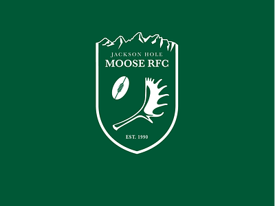 Jackson Hole Moose Rugby Football Club ai badge crest design logo sports logo vector