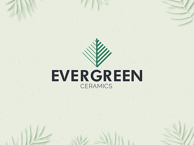 Evergreen ceramic logo design