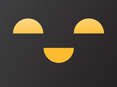 Smile Logo app black design gray icon logo logo design mobile smile ui ux vector yellow