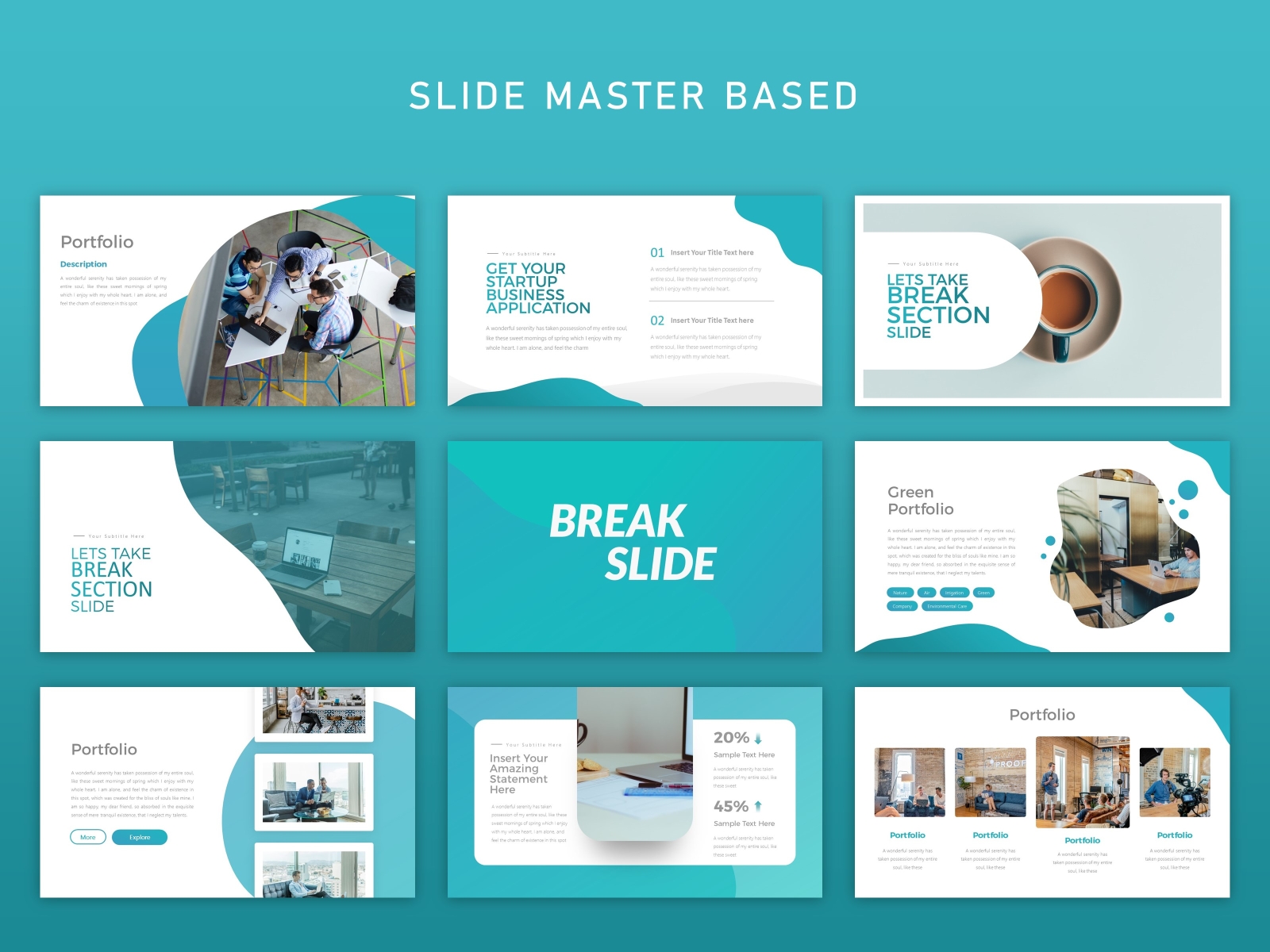 Waveline - Start-up Presentation Design Template by DIJIMEDIA Creative ...