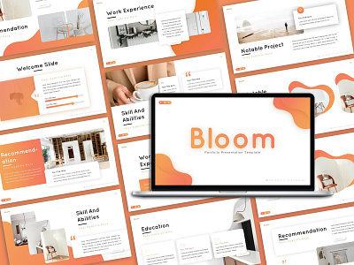 Bloom Creative Presentation Template branding design graphic design presentation presentation design presentation layout presentation template template design ui vector