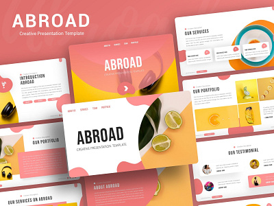 Abroad Creative PowerPoint Presentation Template