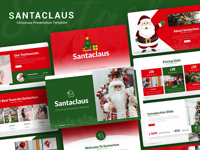 Santaclaus Christmas PowerPoint Presentation Template